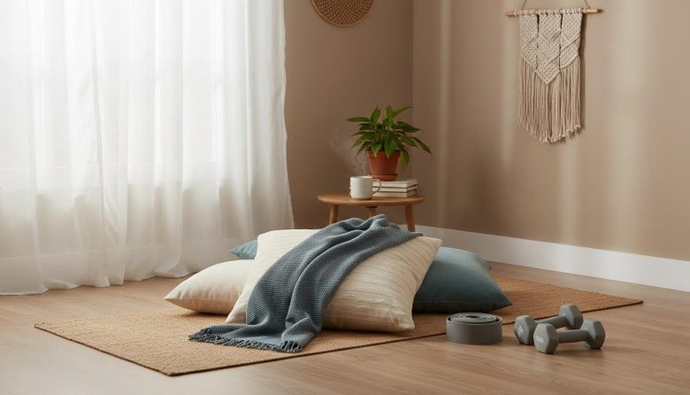 How to Set Up a Cozy Corner for Gentle Workouts